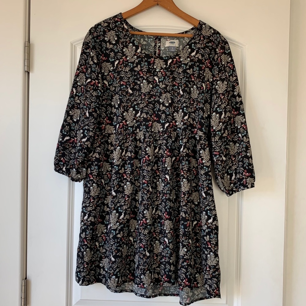 Patterned flowy dress